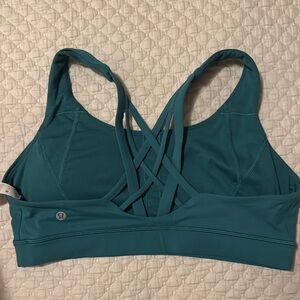 lululemon athletica Blue Sports Bra with Racerback Design
